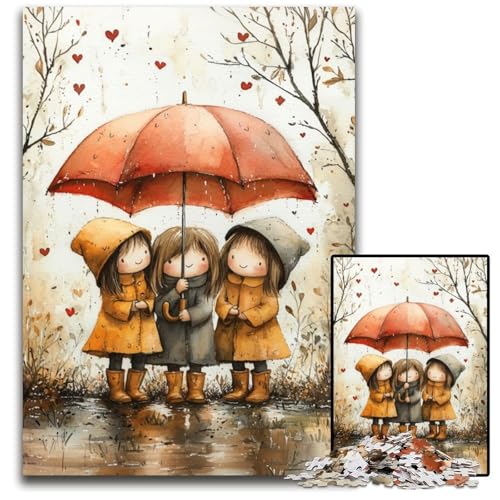 Puzzle für Erwachsene, 1000-teiliges Puzzle Kleines Mädchen mit Regenschirm, anspruchsvolles Spielspielzeug, einzigartige Geburtstags- und Geschenkideen für Kinder ab 14 Jahren, 50x75cm Puzzle für Erwachsene, 1000-teiliges Puzzle Kleines Mädchen mit Regenschirm, anspruchsvolles Spielspielzeug, einzigartige Geburtstags- und Geschenkideen für Kinder ab 14 Jahren, 50x75cm von JIANGENNF
