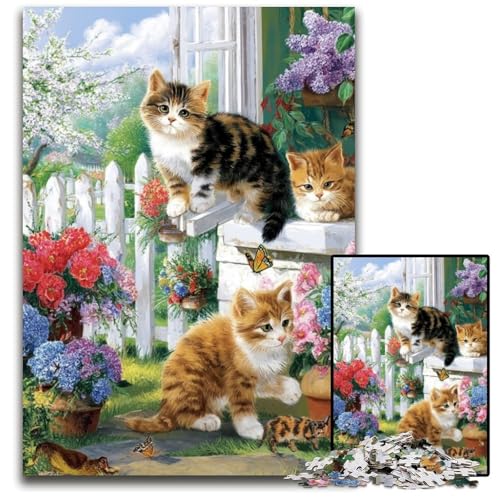 Puzzle für Erwachsene, 1000-teiliges Puzzle Löwenfamilie, Kartonpuzzle, Heimdekoration, Familienspaß, ab 14 Jahren, 26x38cm Puzzle für Erwachsene, 1000-teiliges Puzzle Löwenfamilie, Kartonpuzzle, Heimdekoration, Familienspaß, ab 14 Jahren, 26x38cm von JIANGENNF