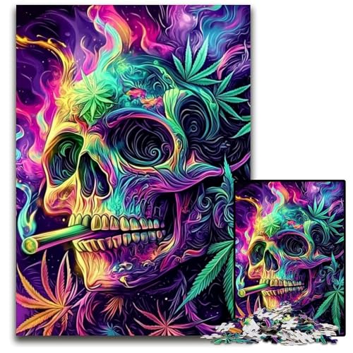 Puzzle für Erwachsene, 1000-teiliges Puzzle mit Blattskelett, Papppuzzle, Heimdekoration, Familienspaß, ab 14 Jahren, 26x38cm Puzzle für Erwachsene, 1000-teiliges Puzzle mit Blattskelett, Papppuzzle, Heimdekoration, Familienspaß, ab 14 Jahren, 26x38cm von JIANGENNF