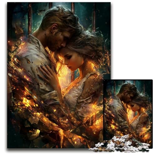 Puzzle für Erwachsene, 1000-teiliges Zauberer-Puzzle aus Pappe für Erwachsene, Lernspiel, Herausforderungsspielzeug für Erwachsene Teenager, 26x38cm von JIANGENNF