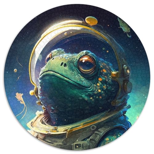 Puzzle für Erwachsene,1000 Teile,Astronautenschildkröte,1000-teiliges rundes Puzzle für Erwachsene,pädagogisches Denkspiel,künstlerische Heim- und Bürodekoration,ab 14 Jahren (Größe 67,5 x 67,5 cm) Puzzle für Erwachsene,1000 Teile,Astronautenschildkröte,1000-teiliges rundes Puzzle für Erwachsene,pädagogisches Denkspiel,künstlerische Heim- und Bürodekoration,ab 14 Jahren (Größe 67,5 x 67,5 cm) von JIANGENNF