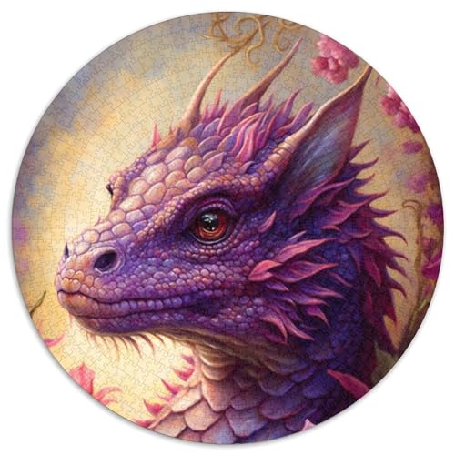Puzzle für Erwachsene,1000 Teile,Kirschblütenbaum-Drache,1000-teiliges rundes Puzzle für Erwachsene,pädagogisches Denkspiel,künstlerische Heim- und Bürodekoration,ab 14 Jahren (Größe 67,5 x 67,5 cm) Puzzle für Erwachsene,1000 Teile,Kirschblütenbaum-Drache,1000-teiliges rundes Puzzle für Erwachsene,pädagogisches Denkspiel,künstlerische Heim- und Bürodekoration,ab 14 Jahren (Größe 67,5 x 67,5 cm) von JIANGENNF