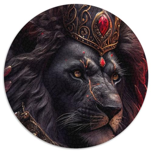 Puzzle für Erwachsene,1000-teiliges rundes Puzzle König der Löwen mit Gesicht,1000 Teile,interaktives Familienspiel,Heimdekoration zum Selbermachen,Denksportaufgabe als Geschenk (Größe 67,5 x 67,5 cm) Puzzle für Erwachsene,1000-teiliges rundes Puzzle König der Löwen mit Gesicht,1000 Teile,interaktives Familienspiel,Heimdekoration zum Selbermachen,Denksportaufgabe als Geschenk (Größe 67,5 x 67,5 cm) von JIANGENNF