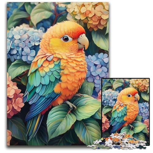 Puzzle für Erwachsene 1000 Puzzles Baby-Papagei Holzpuzzle Lernspielzeug für Teenager, Home-Office-Dekor 50X75CM von JIANGENNF