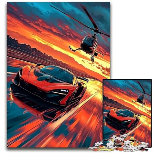 Puzzle für Erwachsene mit 1000 Teilen, Cooles Sportauto, Holzpuzzle, pädagogisches Denkspiel, künstlerische Heim- und Bürodekoration, ab 14 Jahren, 50x75cm Puzzle für Erwachsene mit 1000 Teilen, Cooles Sportauto, Holzpuzzle, pädagogisches Denkspiel, künstlerische Heim- und Bürodekoration, ab 14 Jahren, 50x75cm von JIANGENNF