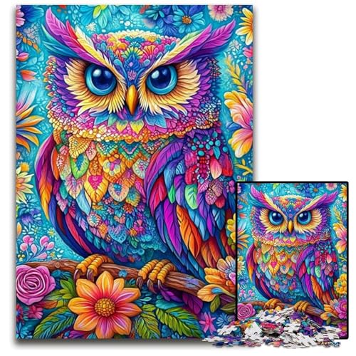 Puzzle für Erwachsene mit 1000 Teilen, Farbeule, Holzpuzzle, Weihnachten, Halloween, Ostern, Neujahr, 50x75cm Puzzle für Erwachsene mit 1000 Teilen, Farbeule, Holzpuzzle, Weihnachten, Halloween, Ostern, Neujahr, 50x75cm von JIANGENNF