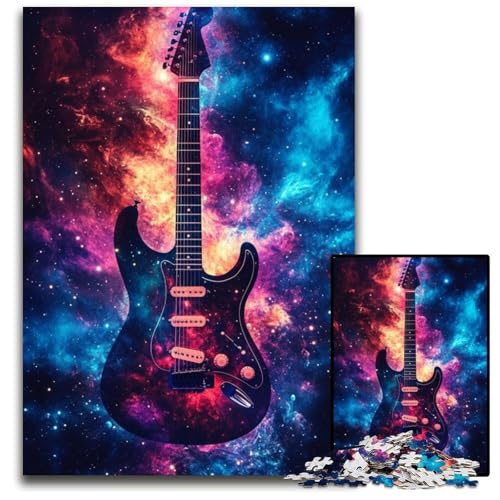 Puzzle für Erwachsene mit 1000 Teilen, Galaxie-Gitarre, Karton-Puzzle, Stressabbau, Zeitvertreib zu Hause, EIN Kunstwerk für Kinder ab 14 Jahren, 26x38cm Puzzle für Erwachsene mit 1000 Teilen, Galaxie-Gitarre, Karton-Puzzle, Stressabbau, Zeitvertreib zu Hause, EIN Kunstwerk für Kinder ab 14 Jahren, 26x38cm von JIANGENNF