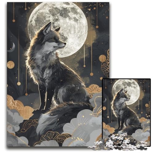 Puzzle für Erwachsene mit 1000 Teilen, Wolf, Kartonpuzzle, pädagogisches Denkspiel, künstlerische Heim- und Bürodekoration, ab 14 Jahren, 26x38cm Puzzle für Erwachsene mit 1000 Teilen, Wolf, Kartonpuzzle, pädagogisches Denkspiel, künstlerische Heim- und Bürodekoration, ab 14 Jahren, 26x38cm von JIANGENNF