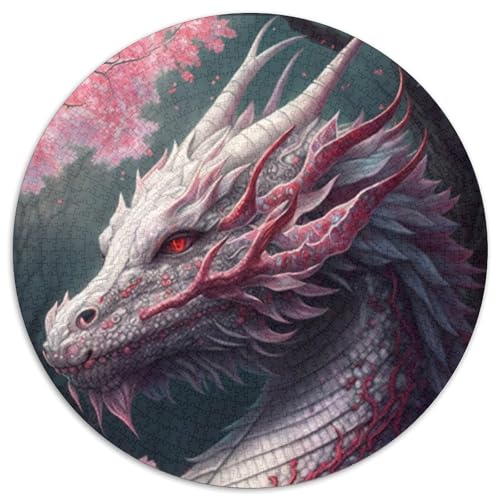 Puzzle mit 1000 Teilen, Einhorn-Puzzle aus Karton für Erwachsene, Denkspiel für Teenager, (Größe 67,5 x 67,5 cm) von JIANGENNF