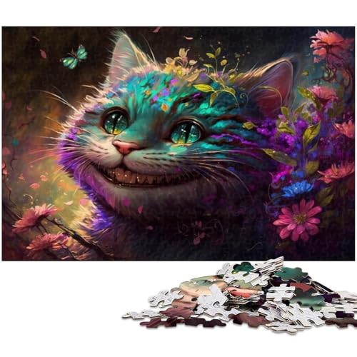 Puzzle mit 1000 Teilen, buntes Katzenpuzzle für Erwachsene, perfekt für Familienspaß, Partyspiele, Geburtstagspartygeschenke, 26 x 38 cm / 10,23 x 14,96 Zoll Puzzle mit 1000 Teilen, buntes Katzenpuzzle für Erwachsene, perfekt für Familienspaß, Partyspiele, Geburtstagspartygeschenke, 26 x 38 cm / 10,23 x 14,96 Zoll von JIANGENNF