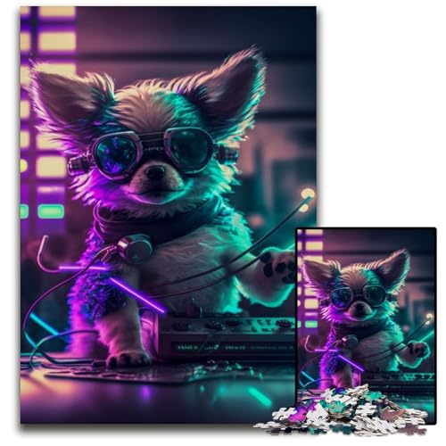 Puzzle mit 1000 Teilen für Erwachsene, Cooles Puppen-Unmögliches Puzzle für Erwachsene, ideal für Familienspaß, Entspannung, 50x75cm/19,68x29,52 Zoll von JIANGENNF