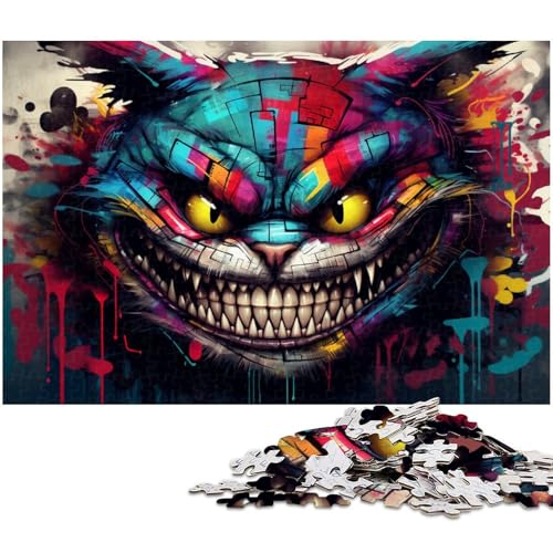 Puzzles für 1000 Teile, Bunte Katzenpuzzles für Erwachsene, Familienspaßaktivität, Gehirnherausforderung, Teenager, 50 x 75 cm / 19,68 x 29,52 Zoll Puzzles für 1000 Teile, Bunte Katzenpuzzles für Erwachsene, Familienspaßaktivität, Gehirnherausforderung, Teenager, 50 x 75 cm / 19,68 x 29,52 Zoll von JIANGENNF