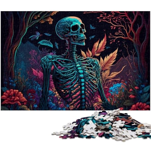 Skelett-Puzzles für 1000-teilige Holzpuzzles, anspruchsvolles DIY-Denkspiel, perfektes Familienspiel oder dekoratives Geschenk, 50 x 75 cm / 19,68 x 29,52 Zoll Skelett-Puzzles für 1000-teilige Holzpuzzles, anspruchsvolles DIY-Denkspiel, perfektes Familienspiel oder dekoratives Geschenk, 50 x 75 cm / 19,68 x 29,52 Zoll von JIANGENNF