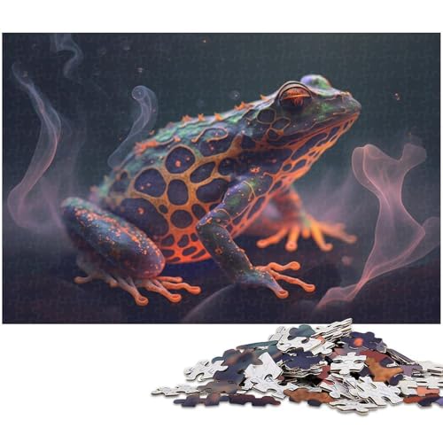 Space Frog Puzzles 1000 Teile für Erwachsene Schwierige Puzzles für Erwachsene Herausforderndes Denkspiel - Entspannendes Spielzeug für Teenager 26 x 38 cm / 10,23 x 14,96 Zoll Space Frog Puzzles 1000 Teile für Erwachsene Schwierige Puzzles für Erwachsene Herausforderndes Denkspiel - Entspannendes Spielzeug für Teenager 26 x 38 cm / 10,23 x 14,96 Zoll von JIANGENNF