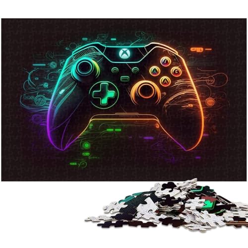 Spiel Green Neon 1000-teiliges Puzzle aus Holz, DIY-Dekoration, Gehirn-Herausforderung, für Erwachsene, Familie, 50 x 75 cm / 19,68 x 29,52 Zoll Spiel Green Neon 1000-teiliges Puzzle aus Holz, DIY-Dekoration, Gehirn-Herausforderung, für Erwachsene, Familie, 50 x 75 cm / 19,68 x 29,52 Zoll von JIANGENNF