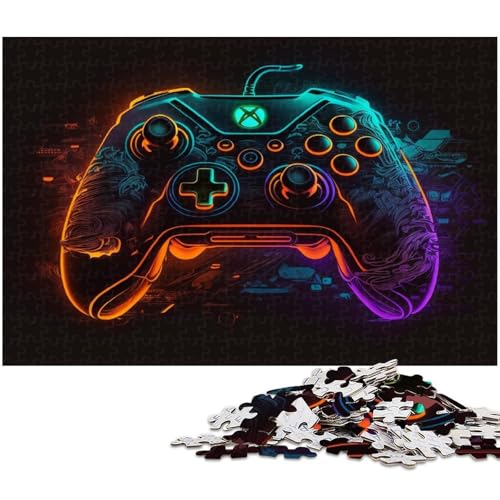 Spiel Grünes Neon-Puzzle, 1000 Teile, Kartonpuzzle für Erwachsene, Heimdekoration und Urlaubsspaß, 26 x 38 cm / 10,23 x 14,96 Zoll Spiel Grünes Neon-Puzzle, 1000 Teile, Kartonpuzzle für Erwachsene, Heimdekoration und Urlaubsspaß, 26 x 38 cm / 10,23 x 14,96 Zoll von JIANGENNF
