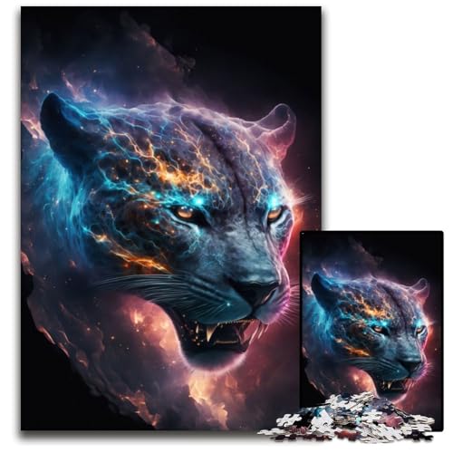 Starry Stealth Panther Puzzle 1000 Teile für Erwachsene Puzzles für Erwachsene Perfekt für Familienspaß, Partyspiele, Geburtstagspartygeschenke 26x38cm/10,23x14,96 Zoll Starry Stealth Panther Puzzle 1000 Teile für Erwachsene Puzzles für Erwachsene Perfekt für Familienspaß, Partyspiele, Geburtstagspartygeschenke 26x38cm/10,23x14,96 Zoll von JIANGENNF