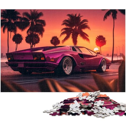 Straßensportwagen-Puzzle, 1000 Teile, DIY-Dekoration, Gehirn-Herausforderung, für Erwachsene, Familie, 50 x 75 cm / 19,68 x 29,52 Zoll Straßensportwagen-Puzzle, 1000 Teile, DIY-Dekoration, Gehirn-Herausforderung, für Erwachsene, Familie, 50 x 75 cm / 19,68 x 29,52 Zoll von JIANGENNF