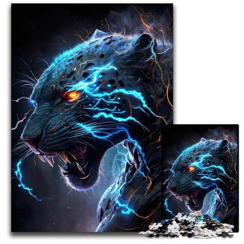 Tier-Leoparden-Puzzle 1000 Teile für Erwachsene, Puzzle, Eltern, Partner, Freunde – ab 14 Jahren, 26x38cm/10,23x14,96 Zoll Tier-Leoparden-Puzzle 1000 Teile für Erwachsene, Puzzle, Eltern, Partner, Freunde – ab 14 Jahren, 26x38cm/10,23x14,96 Zoll von JIANGENNF