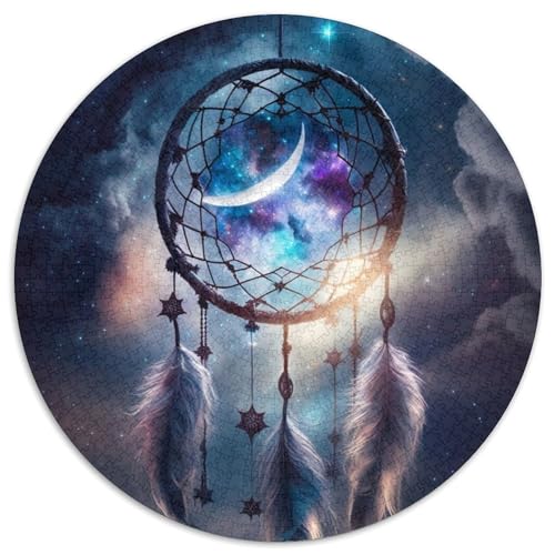 Traumfänger-Puzzle für Erwachsene, 1000 Teile, Puzzle für Erwachsene, pädagogisches Denkspiel, künstlerische Heim- und Bürodekoration, ab 14 Jahren (Größe 67,5 x 67,5 cm) von JIANGENNF