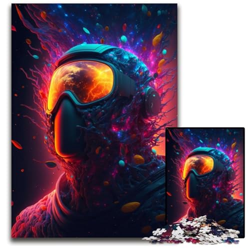 Universe Rider Puzzle für Erwachsene, 1000 Teile, Denkspiel für Jugendliche und Familieninteraktion, 50x75cm/19,68x29,52 Zoll Universe Rider Puzzle für Erwachsene, 1000 Teile, Denkspiel für Jugendliche und Familieninteraktion, 50x75cm/19,68x29,52 Zoll von JIANGENNF