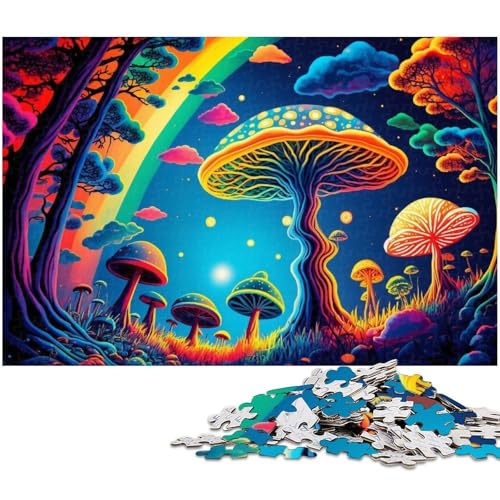 Zauberpilze, 1000-teiliges Puzzle für Erwachsene, schwierige Rätsel für Erwachsene, anspruchsvolles Denkspiel für Teenager, Spaß für den Familienspieleabend, 50 x 75 cm / 19,68 x 29,52 Zoll Zauberpilze, 1000-teiliges Puzzle für Erwachsene, schwierige Rätsel für Erwachsene, anspruchsvolles Denkspiel für Teenager, Spaß für den Familienspieleabend, 50 x 75 cm / 19,68 x 29,52 Zoll von JIANGENNF