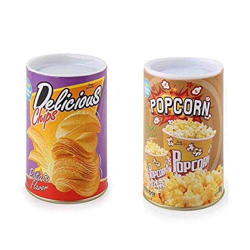 Die Kartoffelchip-Schlange kann springen, Frühlingsschlange, Spielzeug, Geschenk, April, Narrtag, Halloween, Party,Witze in Einer Dose, Gag Geschenk, Streich, Kartoffelchip-Stil, Popcorn, 2 Stück Die Kartoffelchip-Schlange kann springen, Frühlingsschlange, Spielzeug, Geschenk, April, Narrtag, Halloween, Party,Witze in Einer Dose, Gag Geschenk, Streich, Kartoffelchip-Stil, Popcorn, 2 Stück von JIANGTYH