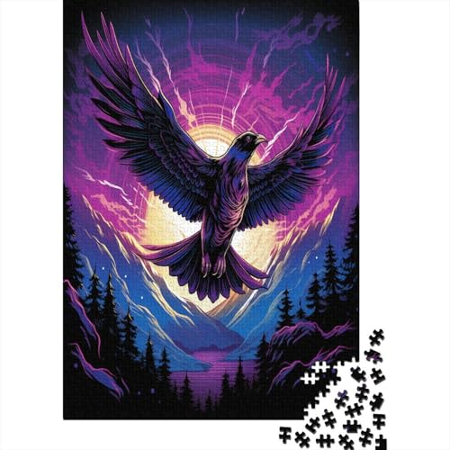 Adler Puzzle 1000 Teile Puzzle Für Erwachsene Und Kinder Ab 14 Jahren Puzzel 1000pcs (75x50cm) von JIANQIANG