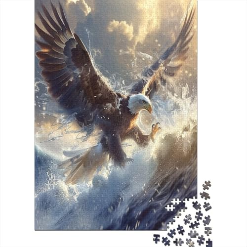 Adler Puzzle 1000 Teile Puzzle Für Erwachsene Und Kinder Ab 14 Jahren Puzzel 1000pcs (75x50cm) von JIANQIANG