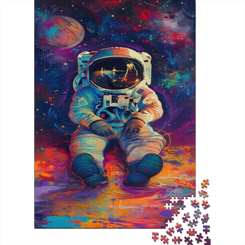 Astronaut Puzzle 1000 Teile Puzzle Für Erwachsene Und Kinder Ab 14 Jahren Puzzel 1000pcs (75x50cm) von JIANQIANG