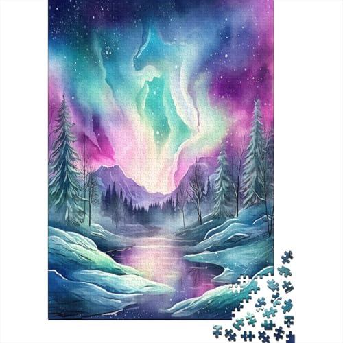 Aurora Puzzlespiel 1000 Teile Puzzle Für Erwachsene Und Kinder Ab 14 Jahren, Puzzle Erwachsenen Puzzlespi Puzzel 1000pcs (75x50cm) von JIANQIANG