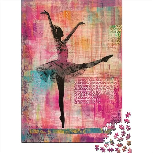 Balletttanz Puzzles1000 Teile, Puzzle Für Erwachsene, Geschicklichkeitsspiel Für Die Ganze Familie, Klassische Puzzle,Geburtstagsgeschenk Erwachsenen Puzzlespiel Puzzel 1000pcs (75x50cm) von JIANQIANG