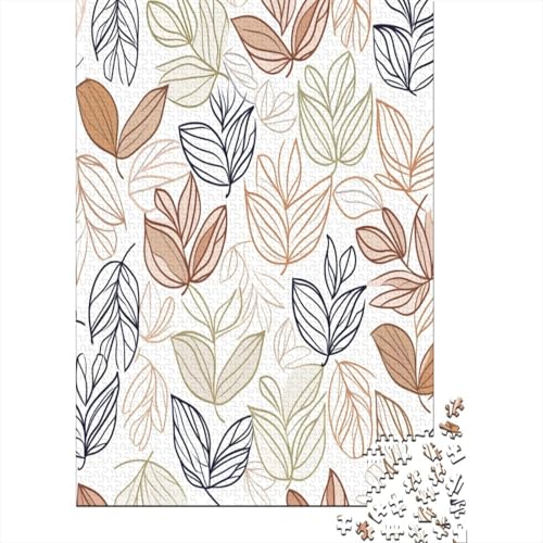 Blatt Puzzle 1000 Teile Puzzle Für Erwachsene Und Kinder Ab 14 Jahren Puzzel 1000pcs (75x50cm) von JIANQIANG