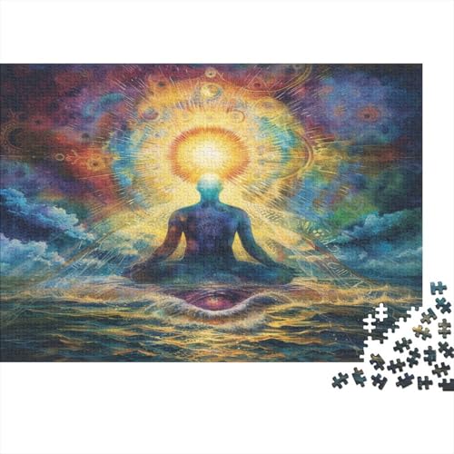 Buddha Statue Puzzle 1000 Teile Erwachsener Kniffel Spaß Für Die Ganze Familie - Abwechslungsreiche 1000 Puzzleteilige Motive Puzzlespiel Erwachsene, Puzzel 1000pcs (75x50cm) von JIANQIANG