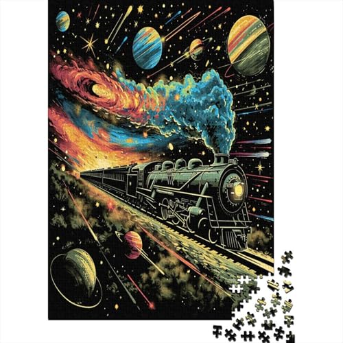 Dampfzug Puzzle 1000 Teile Erwachsener Kniffel Spaß Für Die Ganze Familie - Abwechslungsreiche 1000 Puzzleteilige Motive Puzzlespiel Erwachsene, Puzzel 1000pcs (75x50cm) von JIANQIANG