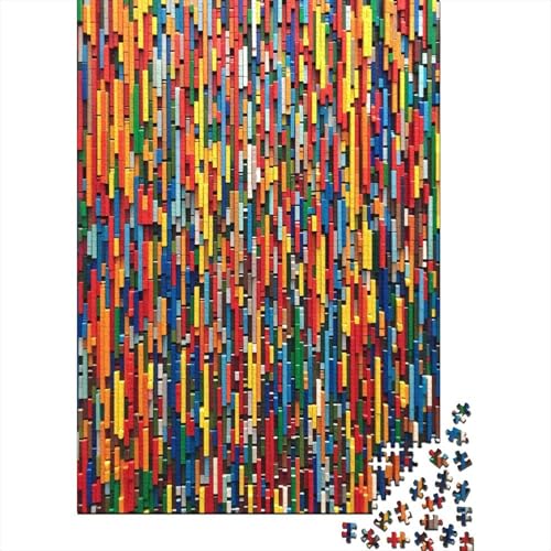 Farbige Bausteine Puzzlespiel 1000 Teile Puzzle Für Erwachsene Und Kinder Ab 14 Jahren, Puzzle-Motiv Erwachsenen Puzzlespiel Puzzel 1000pcs (75x50cm) von JIANQIANG