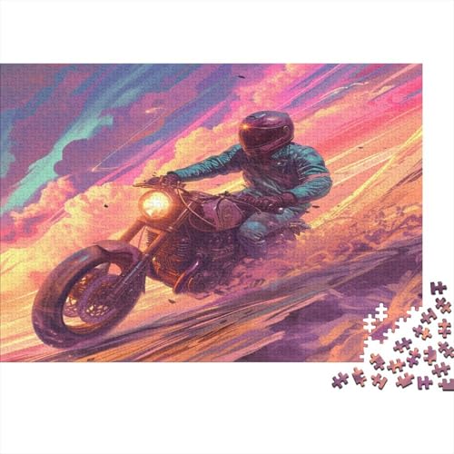 Kreuz-Country Motorcycle Puzzle 1000 Teile Erwachsener Kniffel Spaß Für Die Ganze Familie - Abwechslungsreiche 1000 Puzzleteilige Motive Puzzle Erwachsene, Puzzel 1000pcs (75x50cm) von JIANQIANG