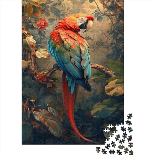 Papagei Puzzlespiel 1000 Teile Jigsaw Puzzle 1000 Puzzle FüR Erwachsene Kinder Senioren Erwachsenen Puzzlespiel Puzzel 1000pcs (75x50cm) von JIANQIANG
