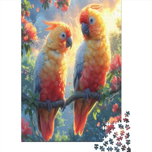 Papagei Puzzlespiel 1000 Teile Puzzle Für Erwachsene Und Kinder Ab 14 Jahren, Puzzle Erwachsenen Puzzlespi Puzzel 1000pcs (75x50cm) von JIANQIANG