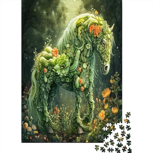 Pferd Puzzle 1000 Teile Puzzle Für Erwachsene Und Kinder Ab 14 Jahren Puzzel 1000pcs (75x50cm) von JIANQIANG