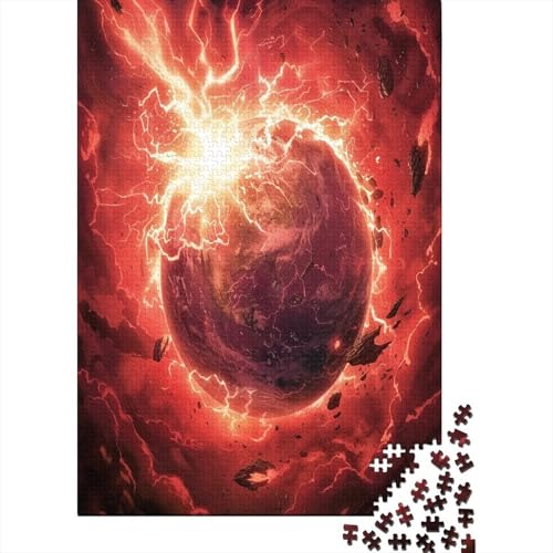 Planetarischer Einfluss auf die Erde Puzzles1000 Teile, Puzzle Für Erwachsene, Für Die Ganze Familie, Klassische Puzzle,Geburtstagsgeschenk Erwachsenen Puzzlespiel Puzzel 1000pcs (75x50cm) von JIANQIANG