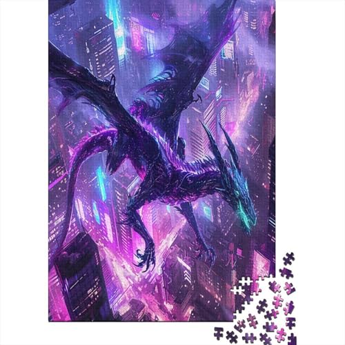 Pterosaurier.kgm Puzzle 1000 Teile Puzzles Für Erwachsene Lernspiel Herausforderungsspielzeug 1000-teilige Puzzlespiel Für Erwachsene Kinder Puzzel 1000pcs (75x50cm) von JIANQIANG