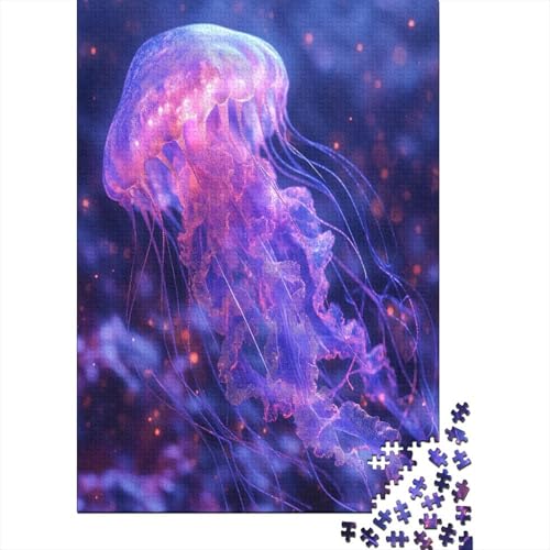 Quallen Puzzle 1000 Teile Puzzle Für Erwachsene Und Kinder Ab 14 Jahren Puzzel 1000pcs (75x50cm) von JIANQIANG