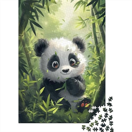 Riesenpanda Puzzle 1000 Teile Puzzle Für Erwachsene Und Kinder Ab 14 Jahren Puzzel 1000pcs (75x50cm) von JIANQIANG