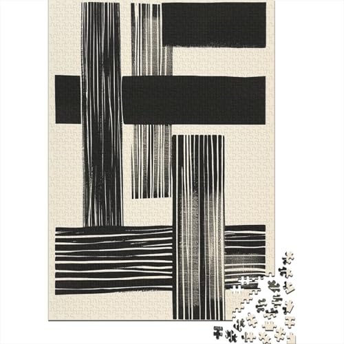 Streifen Puzzle 1000 Teile Erwachsener Kniffel Spaß Für Die Ganze Familie - Abwechslungsreiche 1000 Puzzleteilige Motive Puzzle Erwachsene, Puzzel 1000pcs (75x50cm) von JIANQIANG