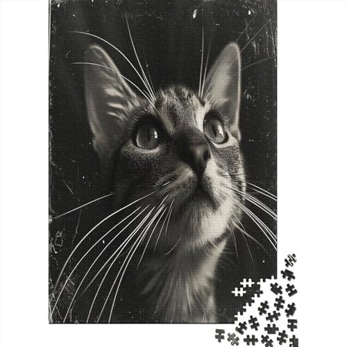 Tabby Puzzle 1000 Teile Puzzle Für Erwachsene Und Kinder Ab 14 Jahren Puzzel 1000pcs (75x50cm) von JIANQIANG