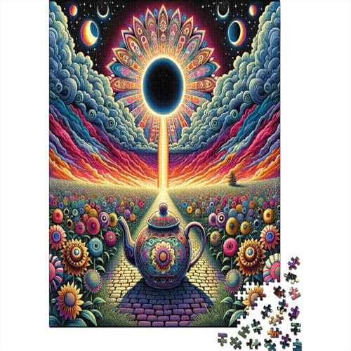 Teekanne Puzzle 1000 Teile Erwachsener Kniffel Spaß Für Die Ganze Familie - Abwechslungsreiche 1000 Puzzleteilige Motive Puzzle Erwachsene, Puzzel 1000pcs (75x50cm) von JIANQIANG