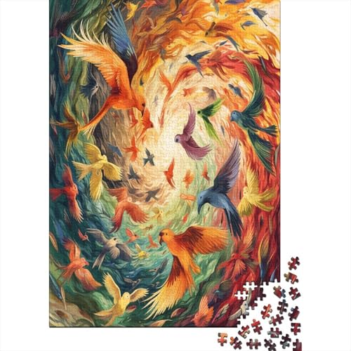 Vogel Puzzle 1000 Teile Puzzle Für Erwachsene Und Kinder Ab 14 Jahren Puzzel 1000pcs (75x50cm) von JIANQIANG