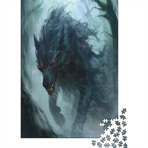 Wolf Puzzle 1000 Teile Puzzle Für Erwachsene Und Kinder Ab 14 Jahren Puzzel 1000pcs (75x50cm) von JIANQIANG