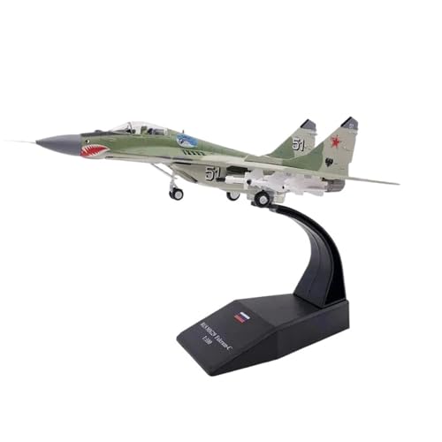 JIAOBING Flugzeugmodell Maßstab 1:100 Für Das Flugzeug MiG-29 Der Russischen Luftwaffe,Legierungsmodell,Modellflugzeug Aus Druckgussmetall JIAOBING Flugzeugmodell Maßstab 1:100 Für Das Flugzeug MiG-29 Der Russischen Luftwaffe,Legierungsmodell,Modellflugzeug Aus Druckgussmetall von JIAOBING